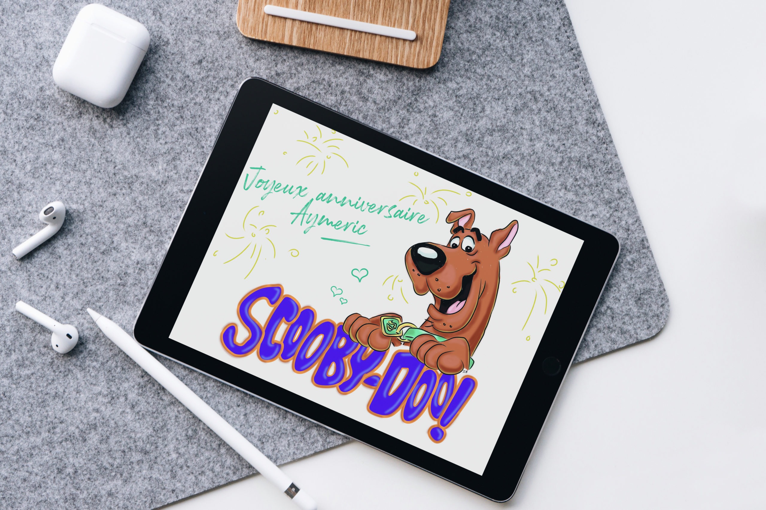 Illustrations personnels réalisées sous Illustrator et/ou Photoshop - Scooby-doo